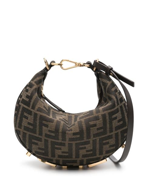 fendi fendigraphy small shoulder bag|Fendi bag with thick strap.